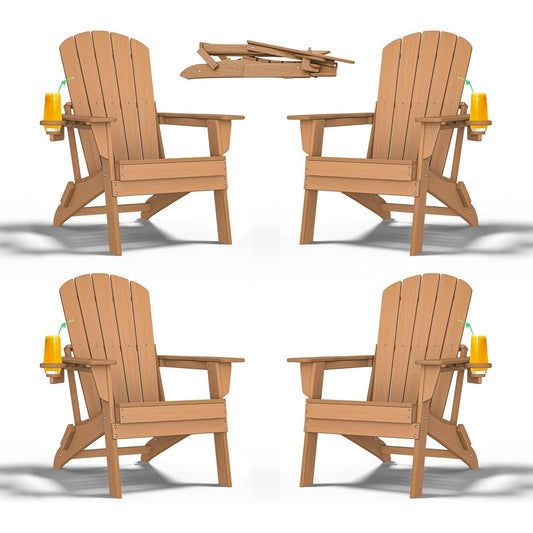 Upgrade Your Outdoors with the Modern Adirondack Chairs Set of 4