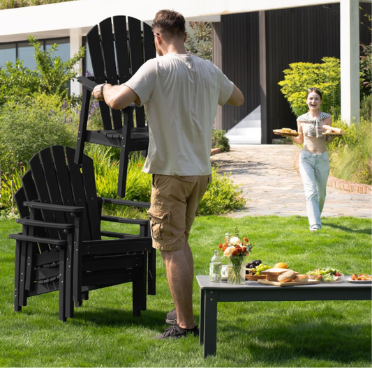 Transform Your Outdoor Space with Stackable Adirondack Chairs